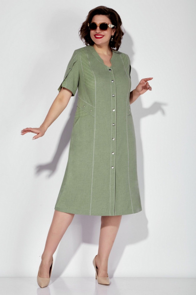 Платье Tellura-L 1722 зеленый - фото 2