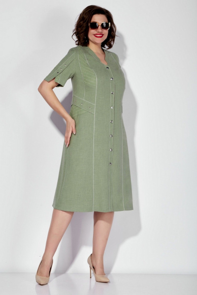 Платье Tellura-L 1722 зеленый - фото 1