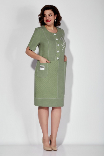 Платье Tellura-L 1735 зеленый - фото 2