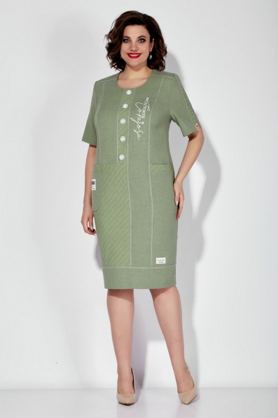 Платье Tellura-L 1735 зеленый - фото 1
