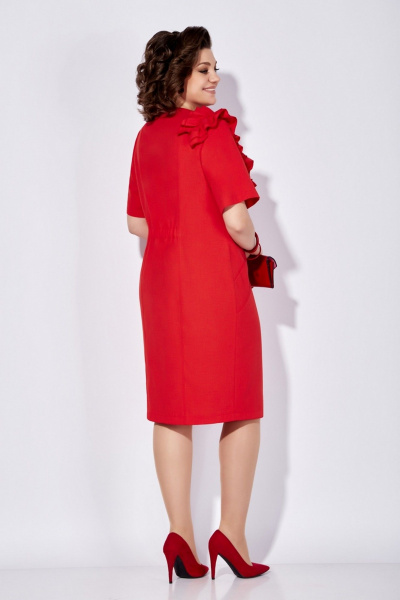 Платье Tellura-L 1734 красный - фото 5