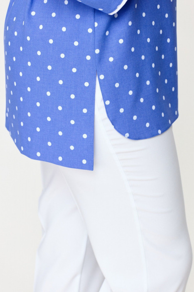 Блуза, брюки Pocherk 1811 голубой - фото 13