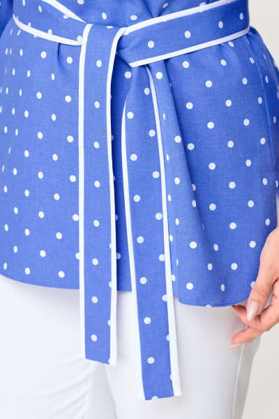 Блуза, брюки Pocherk 1811 голубой - фото 8