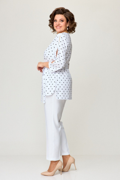 Блуза, брюки Pocherk 1811 белый - фото 10