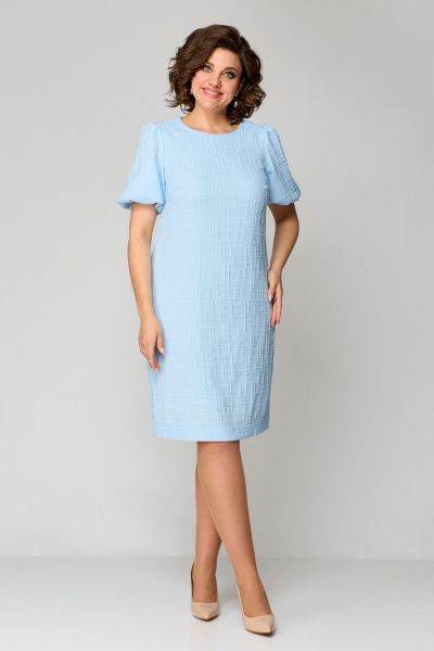 Платье Pocherk 1-035 голубой - фото 3