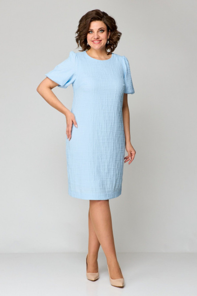 Платье Pocherk 1-035 голубой - фото 1