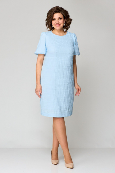 Платье Pocherk 1-035 голубой - фото 2