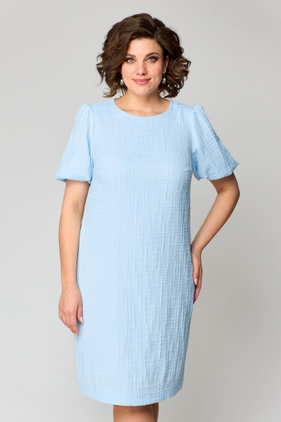 Платье Pocherk 1-035 голубой - фото 7