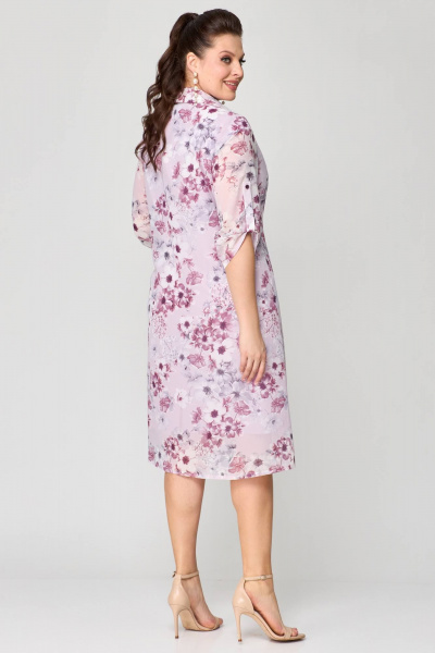 Кардиган, платье Мишель стиль 1188 розово-сиреневый - фото 8