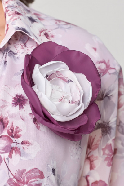 Кардиган, платье Мишель стиль 1188 розово-сиреневый - фото 4