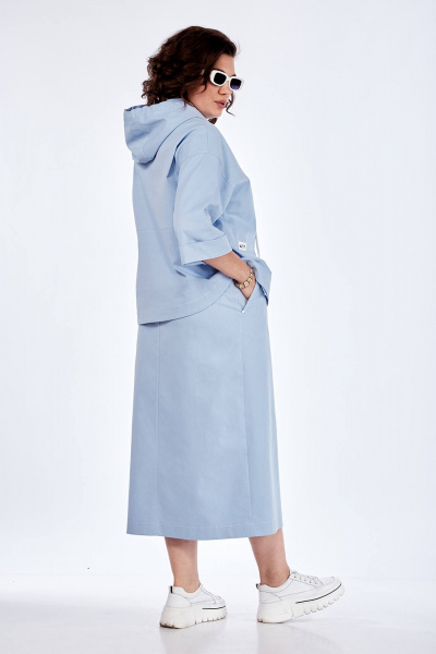 Блуза, юбка Jurimex 3110 голубой - фото 5