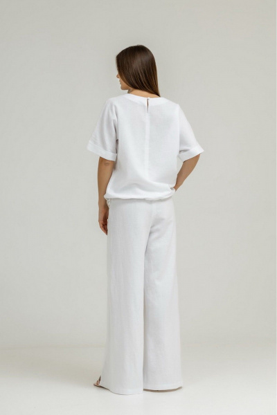 Блуза, брюки Atelero 1098Б белый - фото 2