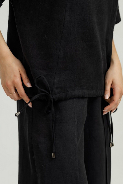 Блуза, брюки Atelero 1098Ч черный - фото 4