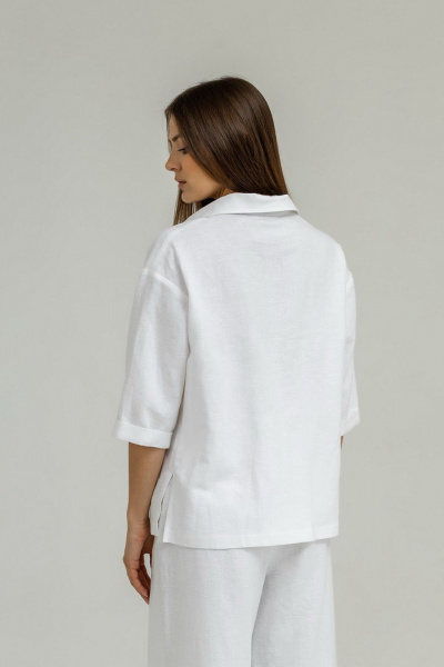 Блуза Atelero 1099 белый - фото 5