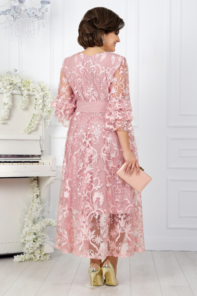 Платье Ninele 7436 розовый - фото 13