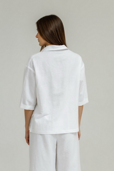 Блуза, брюки Atelero 1101 белый - фото 4