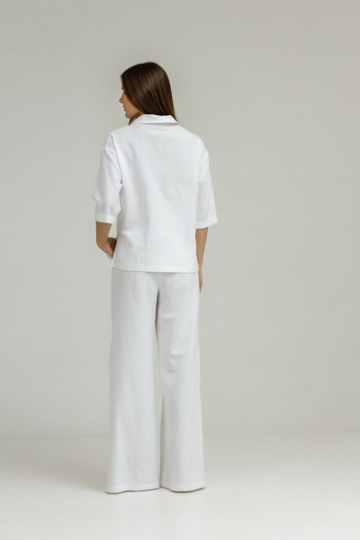 Блуза, брюки Atelero 1101 белый - фото 3