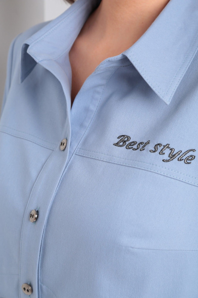 Брюки, рубашка Tensi 373 голубой - фото 4