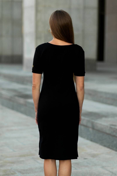 Платье JKY D-038 черный - фото 4