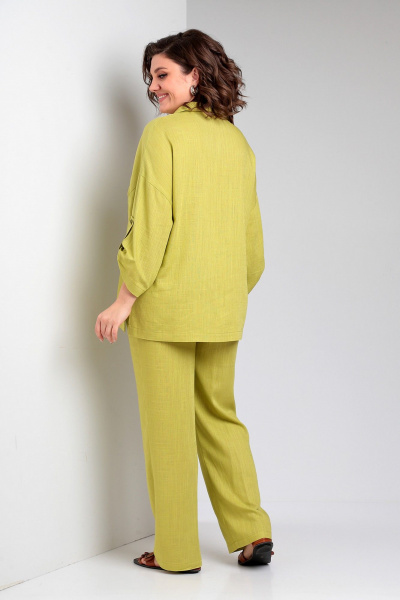 Блуза, брюки Liona Style 871 лайм - фото 4