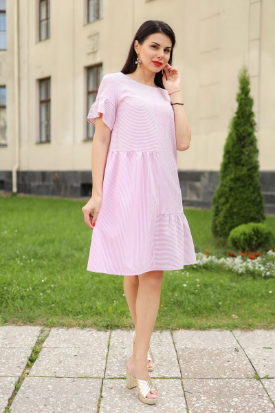 Платье YFS 6131 розовый - фото 1