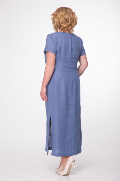 Платье LadyThreeStars 1780 светло-синий - фото 2