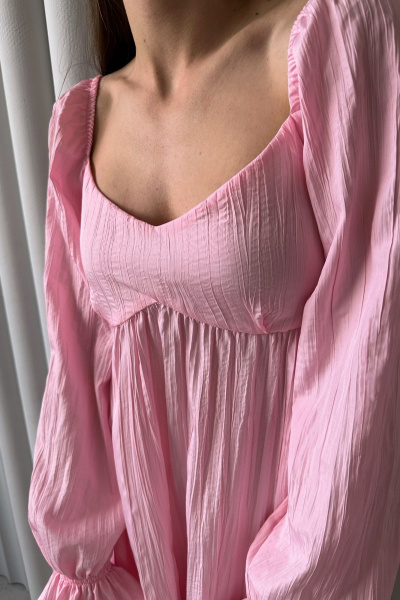 Платье MOLVA 22103 розовый - фото 4