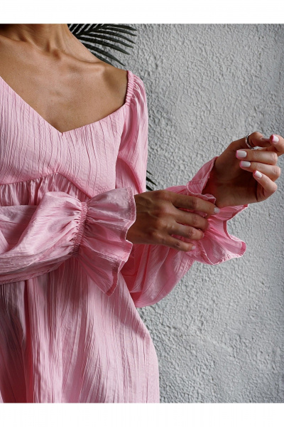 Платье MOLVA 22103 розовый - фото 5