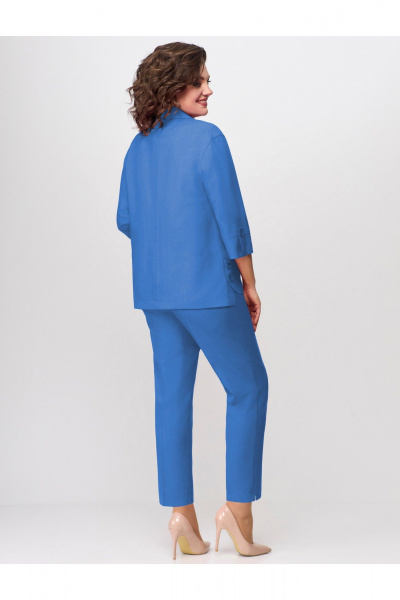 Блуза, брюки, жакет БагираАнТа 866 т.голубой - фото 4