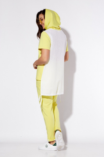 Блуза, брюки TAiER 1201-1 желтый - фото 4