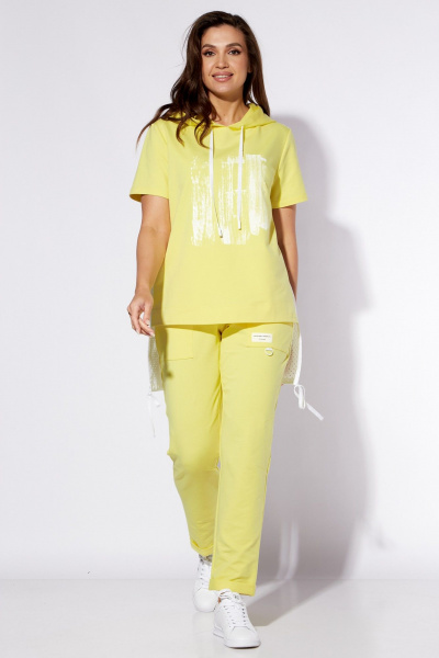 Блуза, брюки TAiER 1201-1 желтый - фото 2