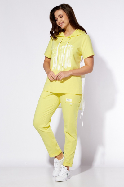 Блуза, брюки TAiER 1201-1 желтый - фото 1