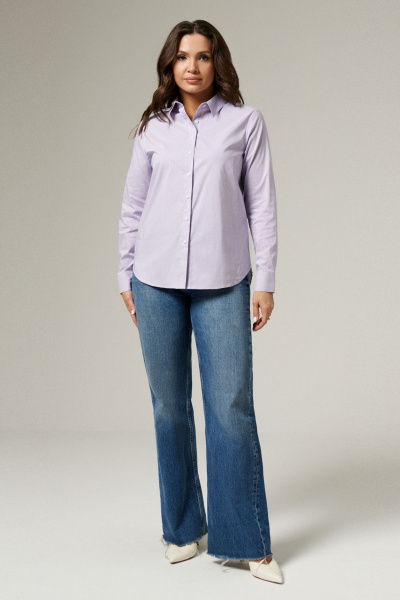 Блуза Панда 162240w фиолетовый - фото 1