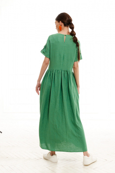 Платье ELLETTO LIFE 1017 зеленый - фото 11