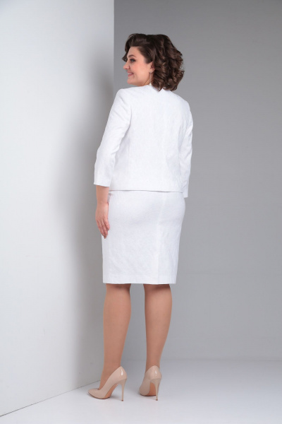 Жакет, юбка Lady Line 525 белый - фото 2