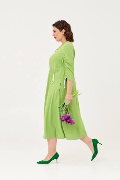 Платье Almirastyle 351 зеленый - фото 6