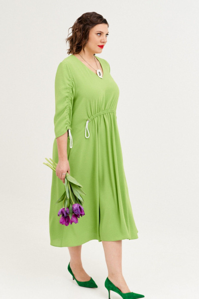 Платье Almirastyle 351 зеленый - фото 5