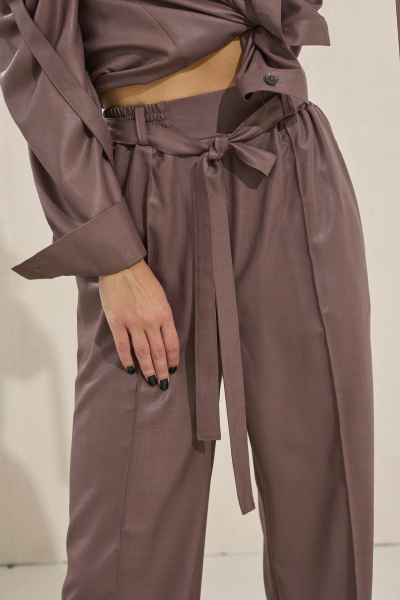 Блуза, брюки Mia-Moda 1555-2 капучино - фото 4