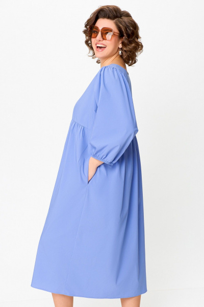 Платье Swallow 731 голубой - фото 5