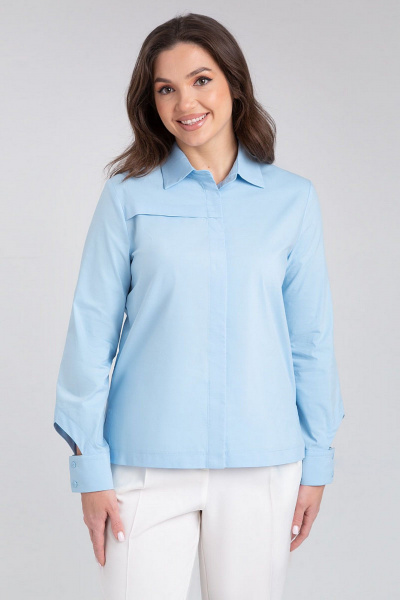 Блуза IVARI 418/1 голубой - фото 1