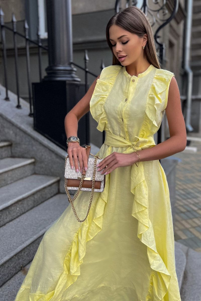 Платье Pavlova 160 лимонное - фото 1