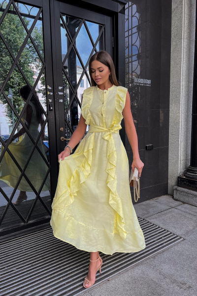 Платье Pavlova 160 лимонное - фото 5