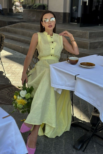 Платье Pavlova 162 лимонный - фото 1