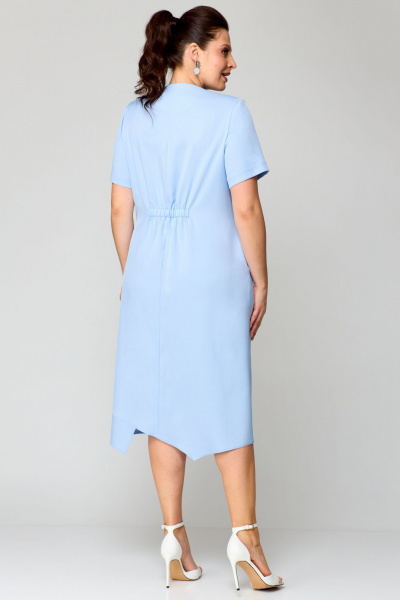 Платье Мишель стиль 1193 голубой - фото 3