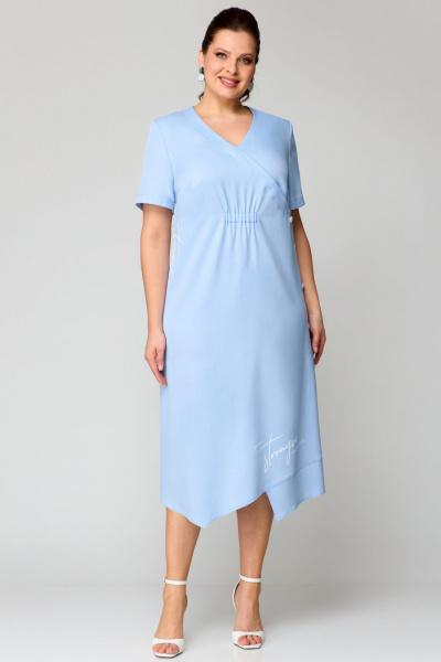 Платье Мишель стиль 1193 голубой - фото 1