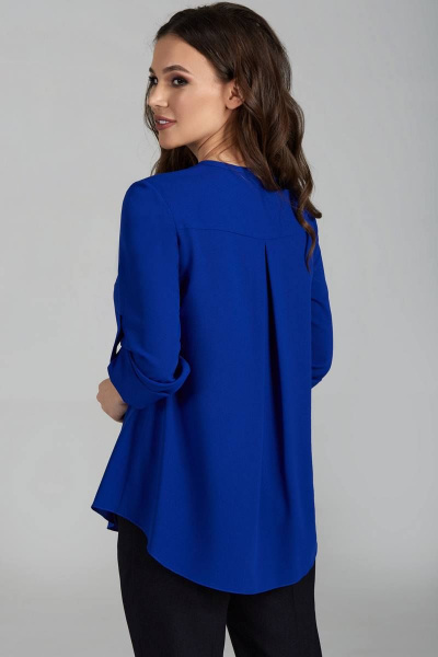Блуза Teffi Style L-1503 василек - фото 3