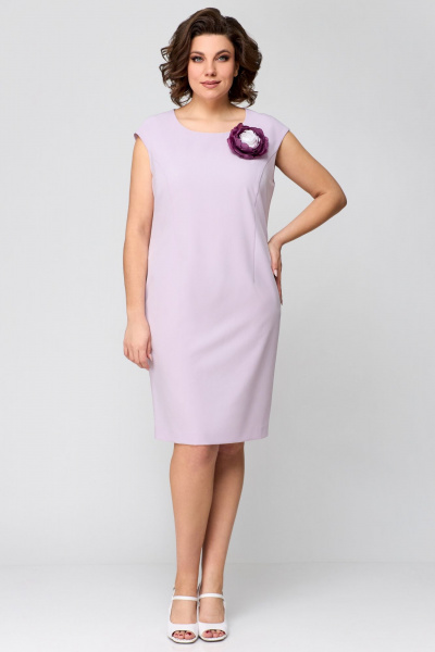 Кардиган, платье Мишель стиль 1188 розово-серый - фото 3