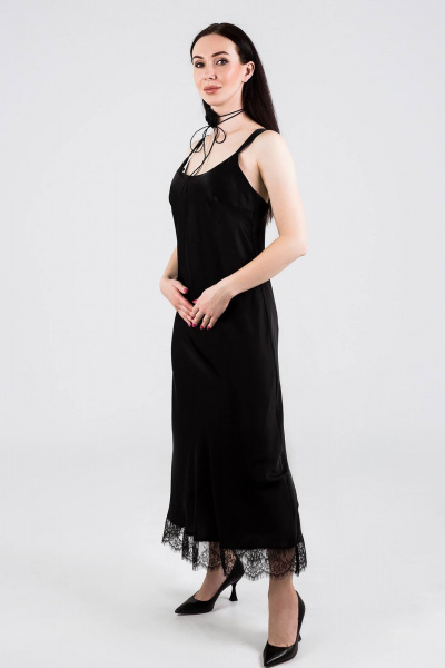 Платье Legend Style D-052 черный - фото 2