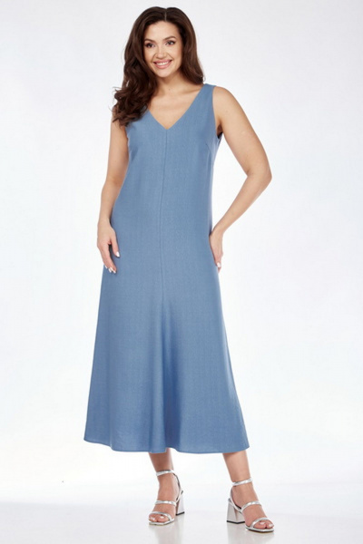 Блуза, платье Магия моды 2431 голубой - фото 8