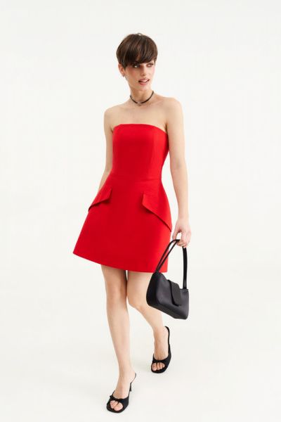 Платье MUA 51-473-red - фото 1